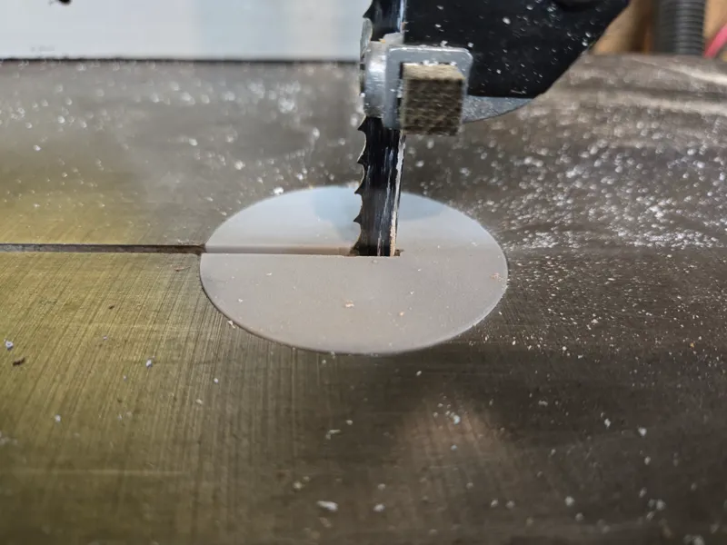Blade cover for 16" Beaver Bandsaw