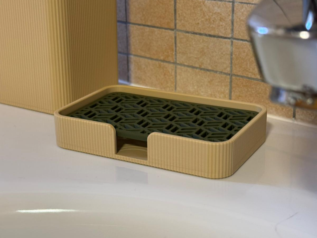Organic Self-Draining Soap Dish