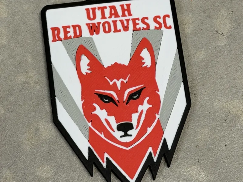 Utah Red Wolves SC Bag Tag