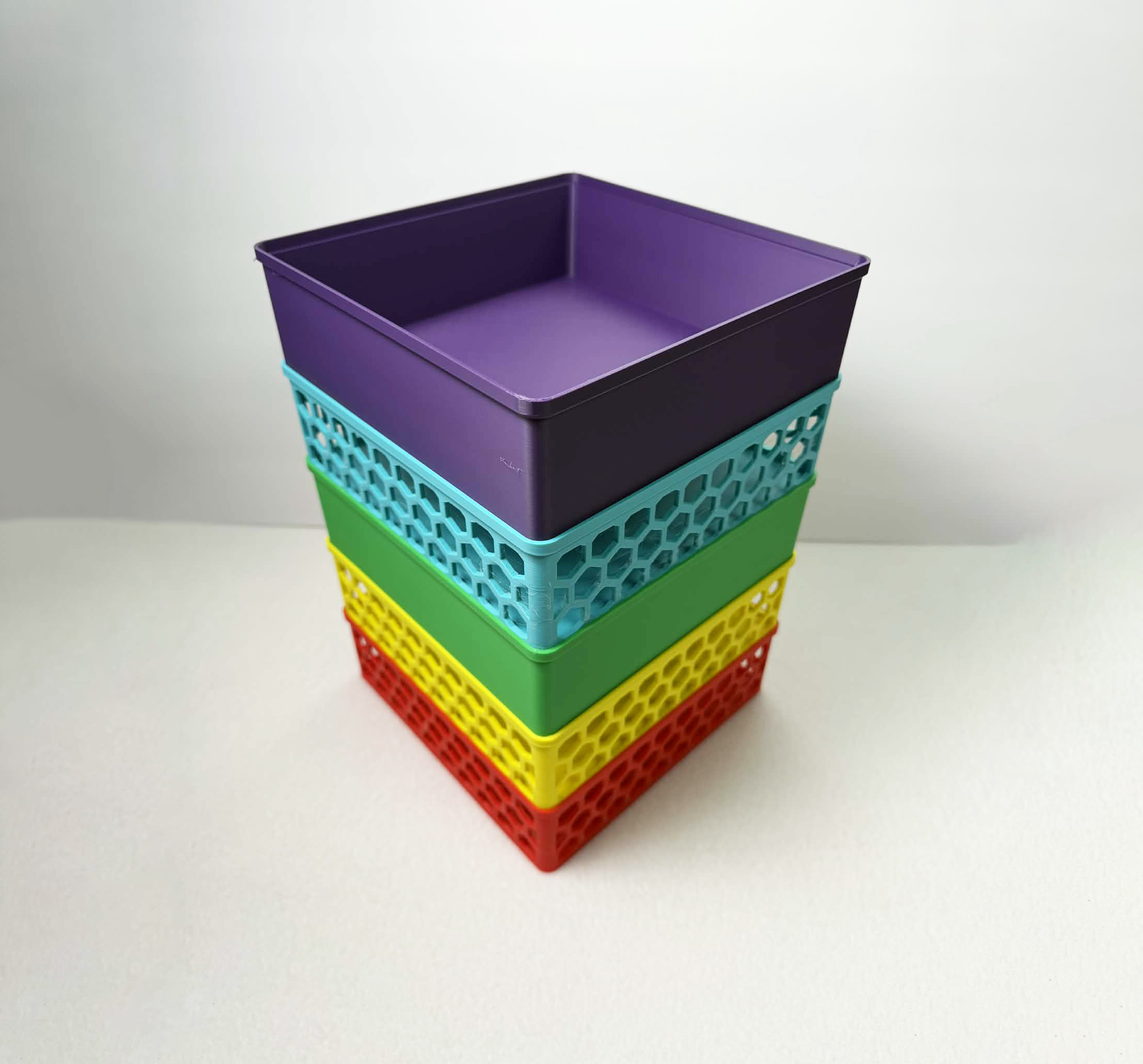 Miniatura 2 do modelo 3D Stackable Bin 210mmx210mm