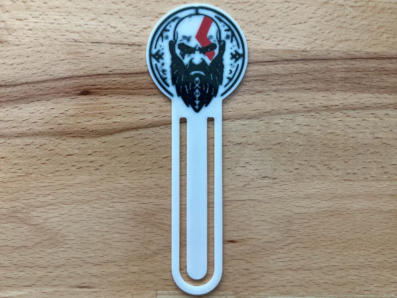 Kratos God of War Bookmark