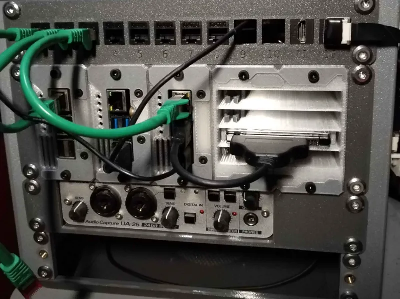 10 inch 1u shelf for Edirol UA-25 USB interface