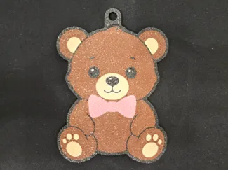 Cute Bear with Pink Bowtie 4-Colors