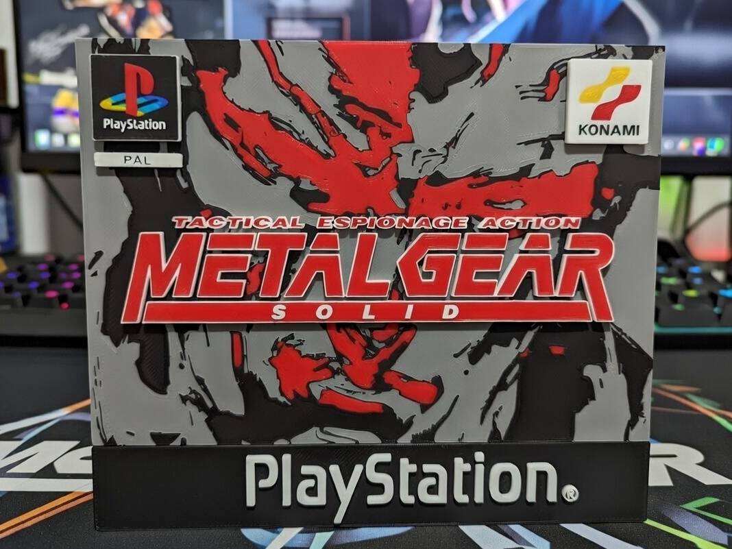 Metal Gear Solid – PS1 Case Style Multicolor Print