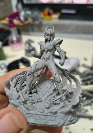 Modelo para impresión 3D: IKKI PHOENIX, SAINT SEIYA — vista de referencia 3