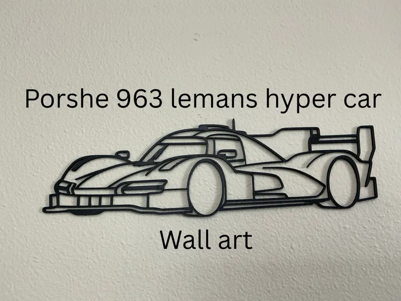 Porsche 963 Lemmas hyper car