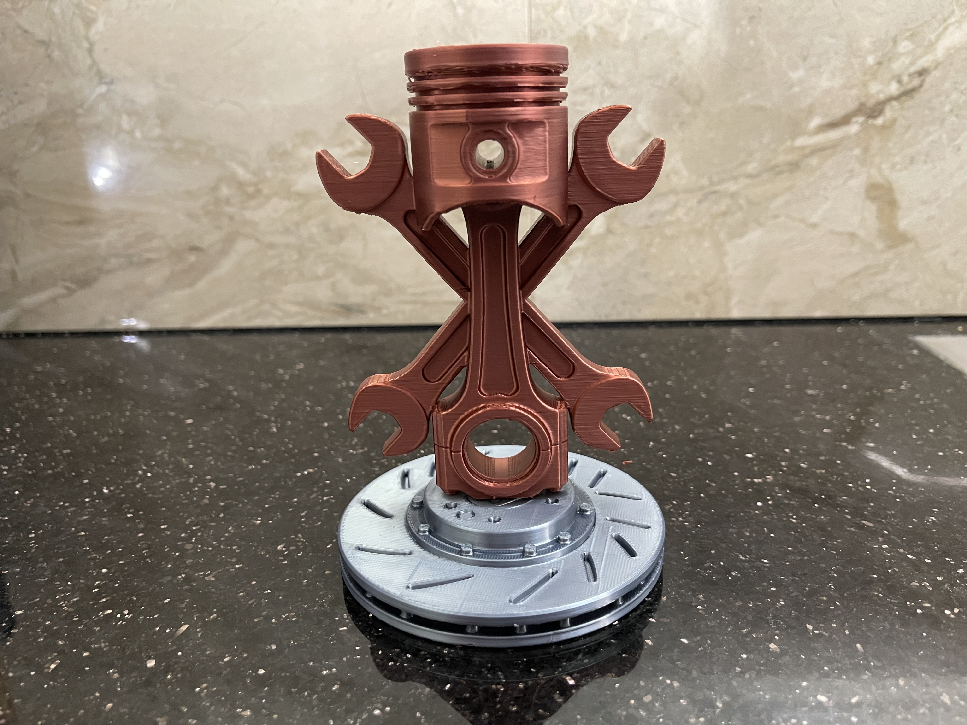 Miniatura 2 do modelo 3D Piston & Wrenches Trophy