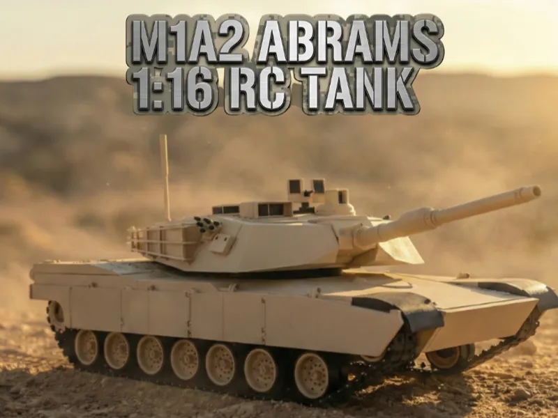 M1A2 Abrams RC 1:16 Cyberbrick Tank