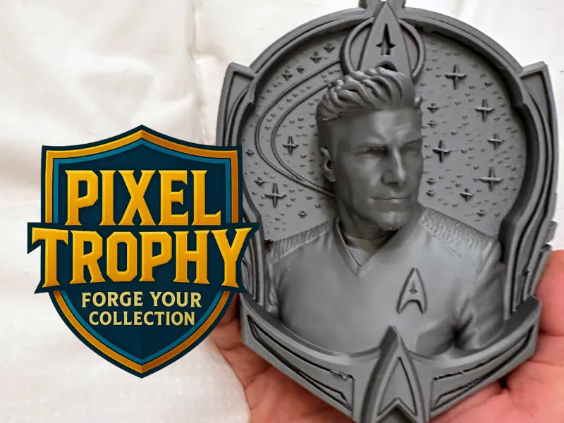 Pixel Trophy – Captain Pike (Strange New Worlds)