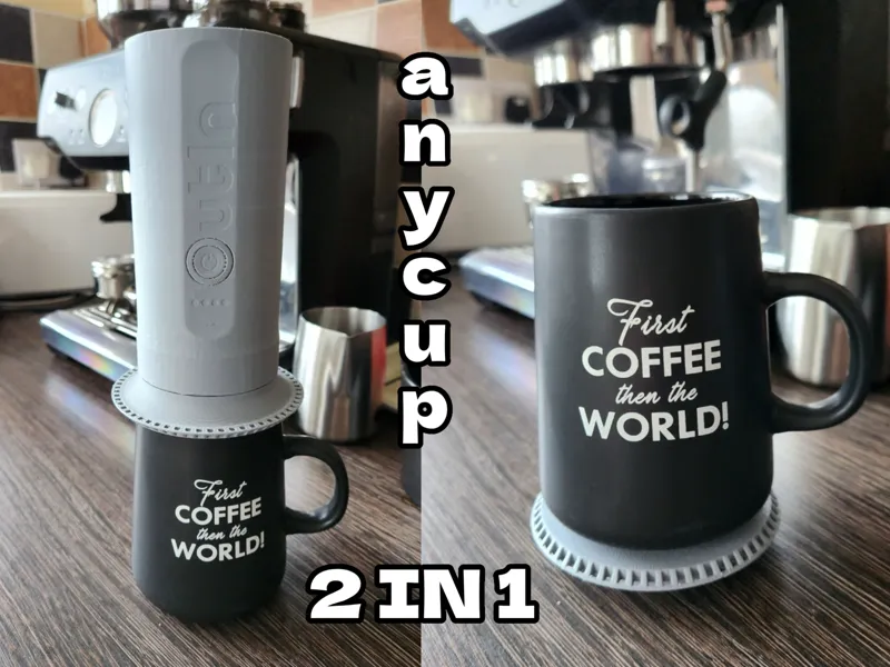 OUTIN Any-Cup Adapter and Coaster