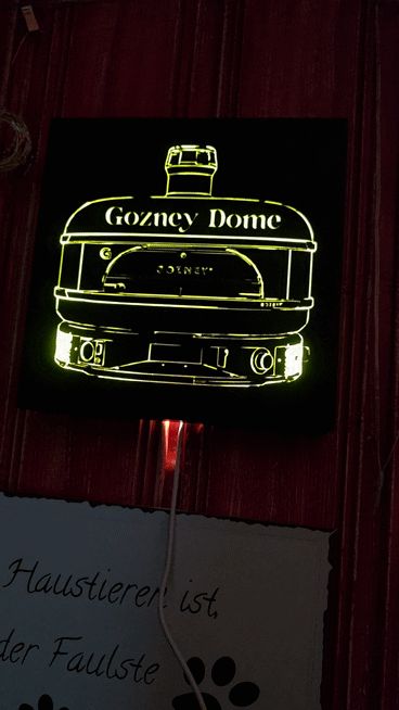 Skizzierte Gozney Dome Lichtbox