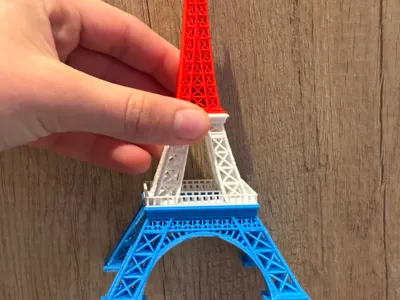Tricolor Eiffel Tower