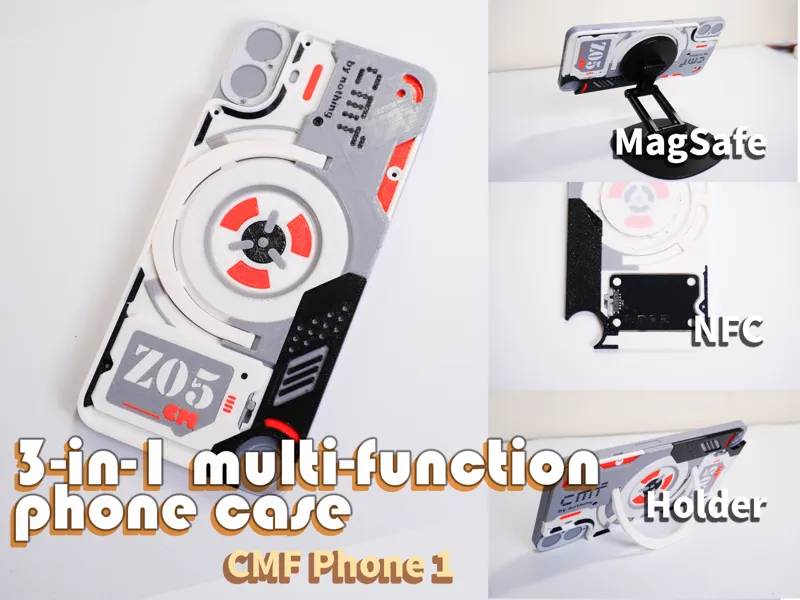 3-in-1 multi-function phone case for CMF phone 1