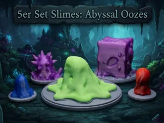 5er Set Slimes: Abyssal Oozes