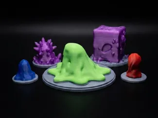 5er Set Slimes: Abyssal Oozes