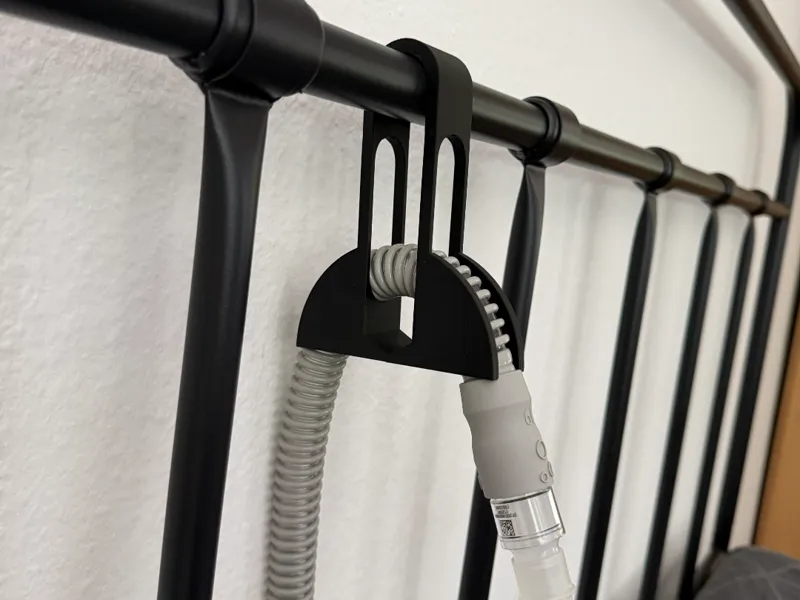 CPAP Maske Schlauch Halter Bett Ikea Stjärnö 