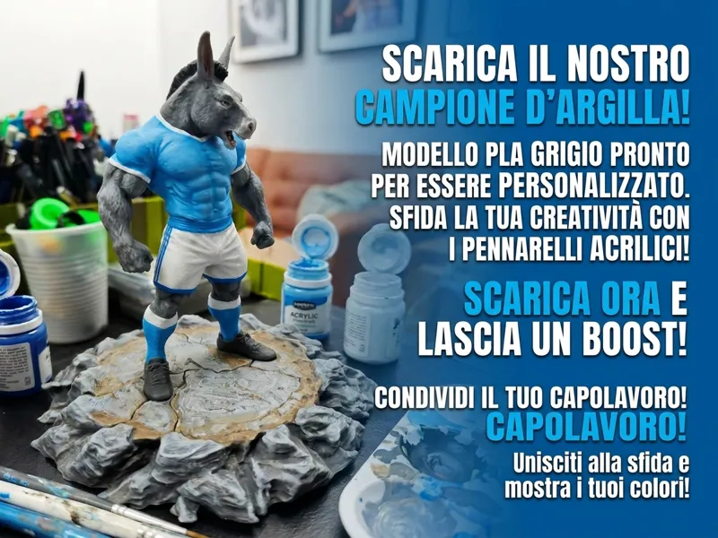 IL GUERRIERO PARTENOPEO – MASCOTTE DA COLLEZIONE