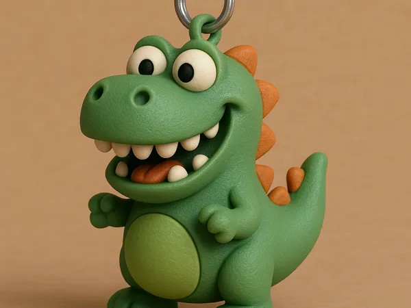 Porte-clés dinosaure