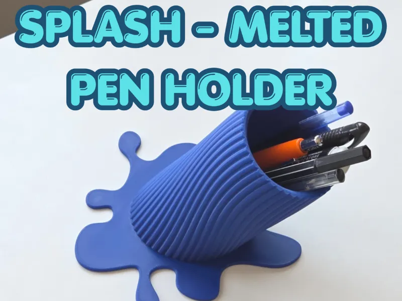Splash - Melted pen and brush holder