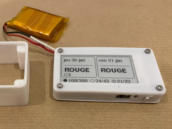 Petit boîtier pour écran LilyGo T5 2,13 pouces