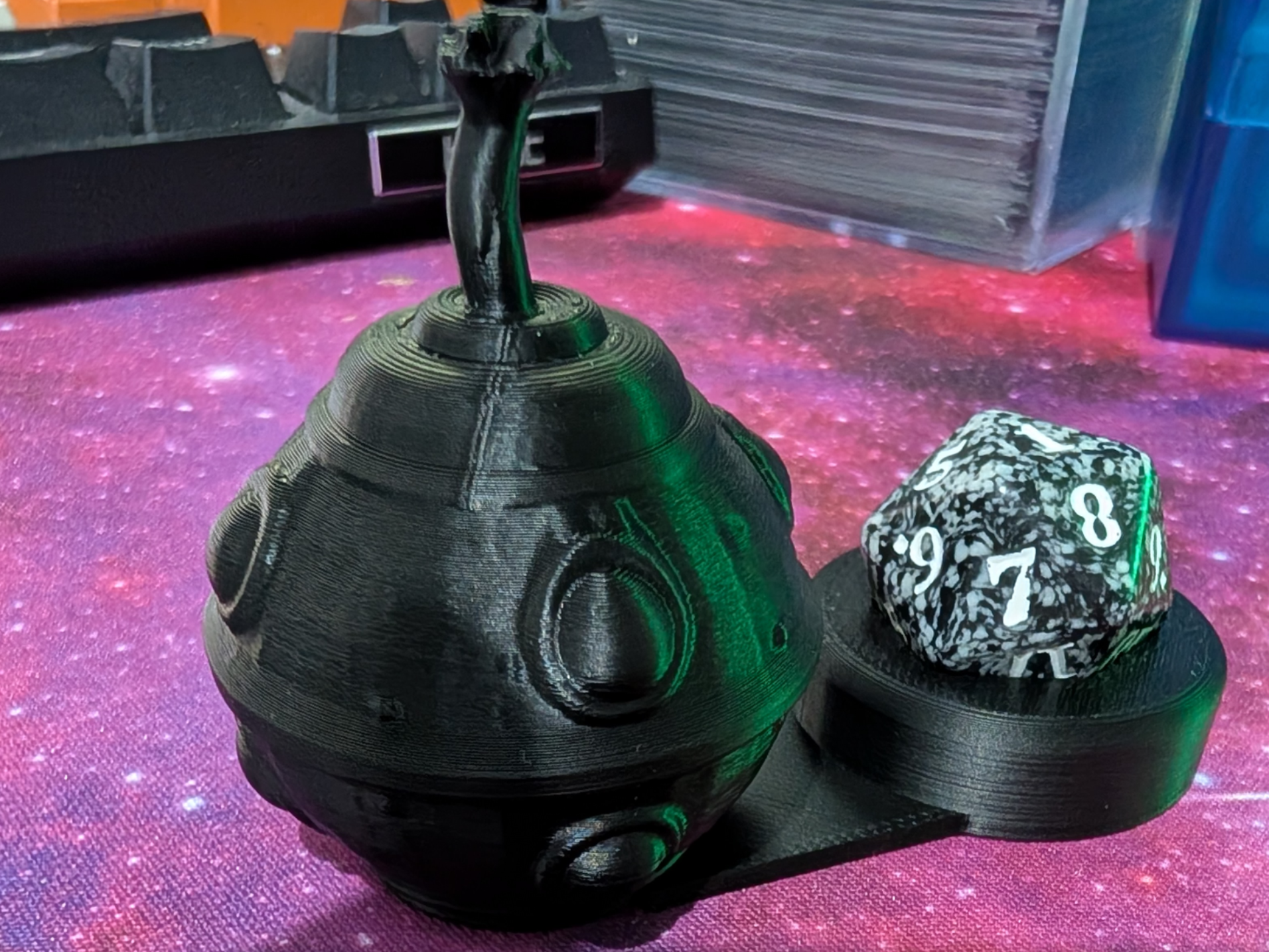 D20 Spindown MTG Munitions token counter -The Bomb