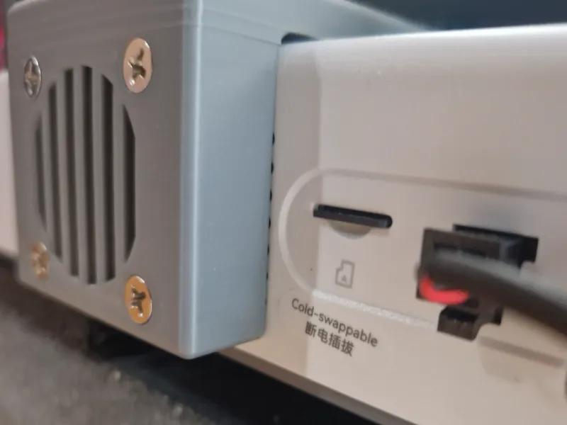 A1 Mini Silent Noctua Fan Mod - No Slot Remix