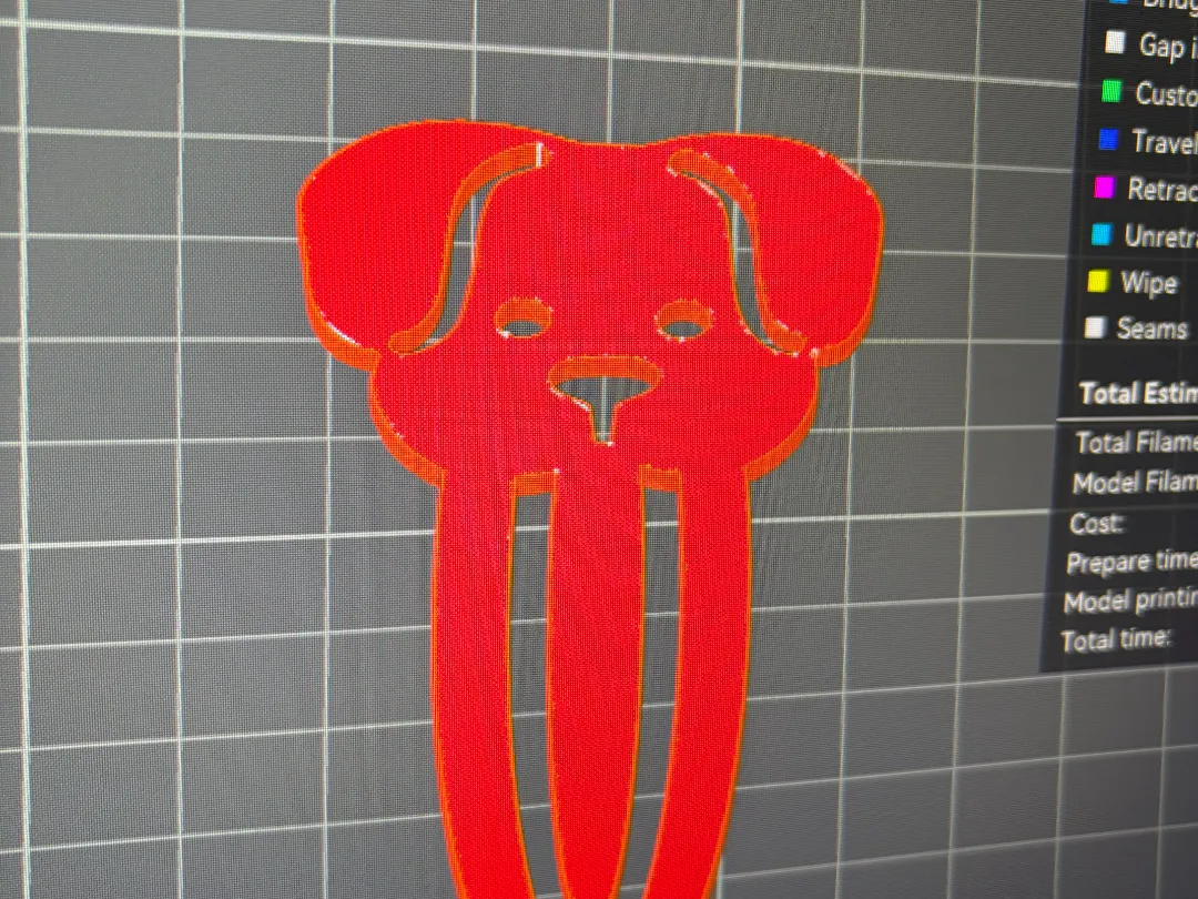 Marque-page chien