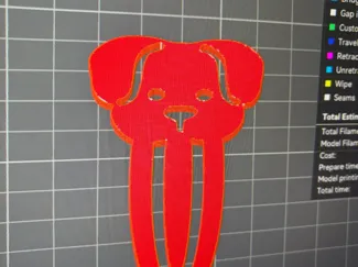 Dog bookmark remix