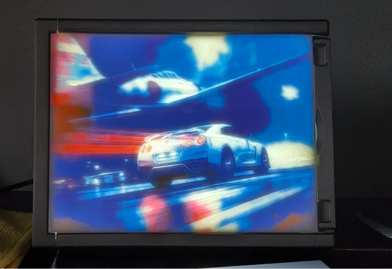 Mitsubishi zero - Nissan GTR lithophane