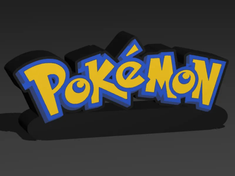 Pokemon Light Box With Base