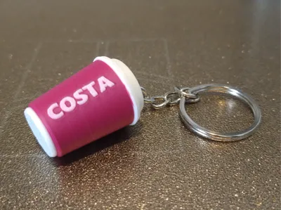 Costa Coffee Cup Keychain