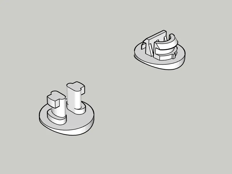 Клипсы колена щетки dyson fluffy optic