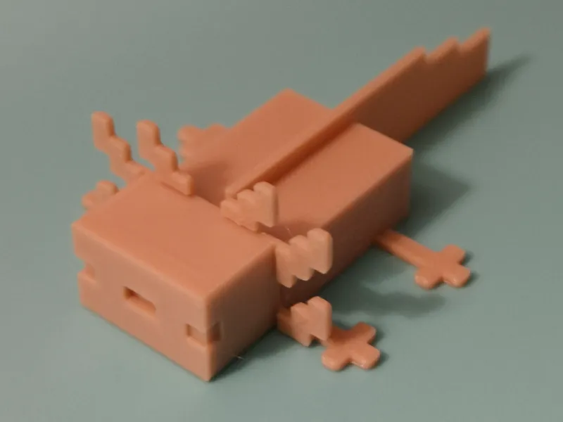 Axolotl from Minecraft