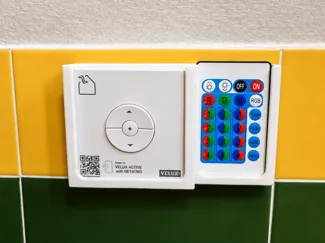 Porta telecomandi per Velux e striscia led