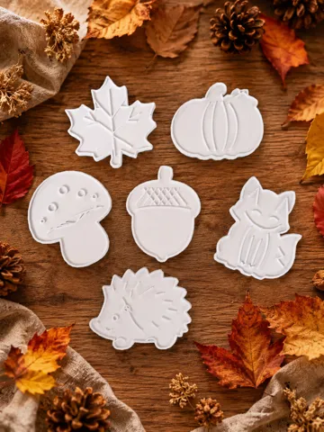 Modelo para impresión 3D: Herbstliche Cookie- & Herbst Plätzchenausstecher — vista de referencia 4