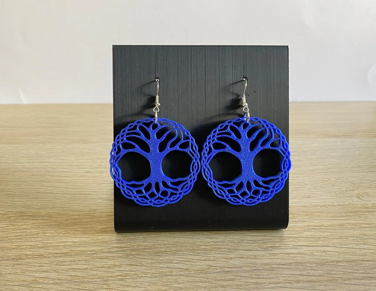 Celtic tree of life earrings view 2