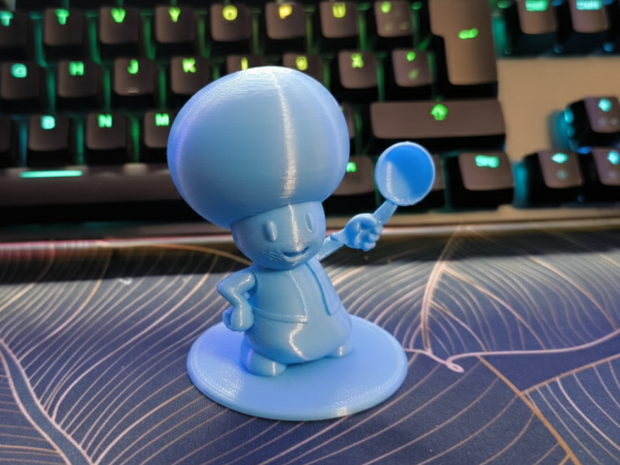 Toad the Chef – 3D Mini Figure Super Mario Galaxy