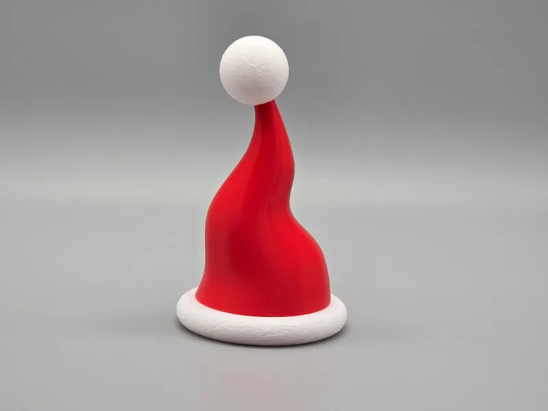 Santa Hat Tealight Cover – LED Candle Decoration