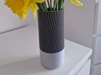 Spiral Vertical Vase