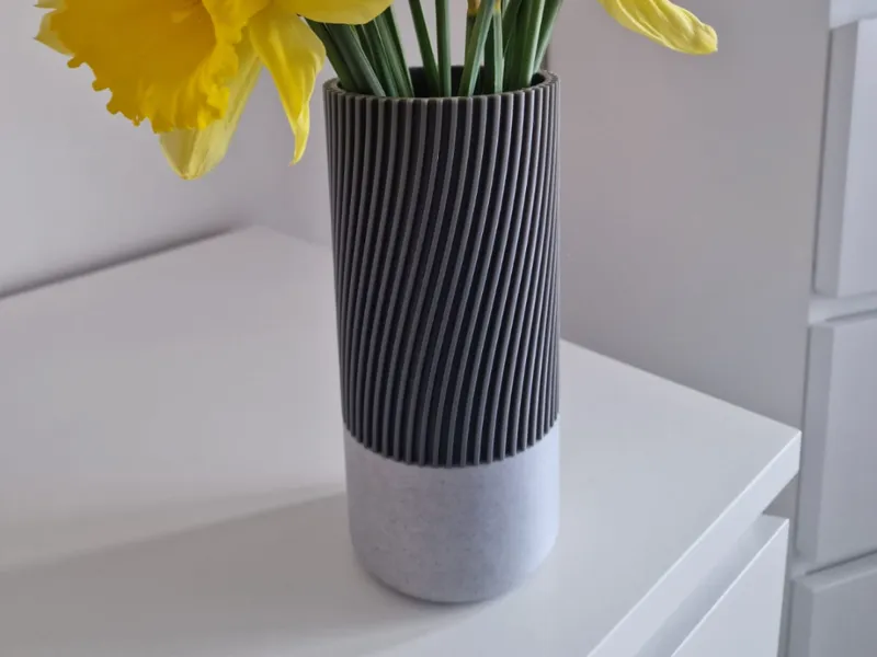 Spiral Vertical Vase