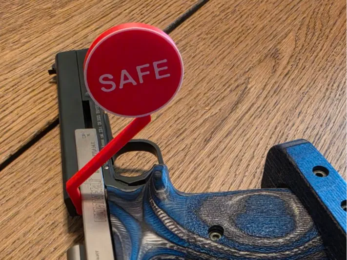 22LR Pistol Safety Flag