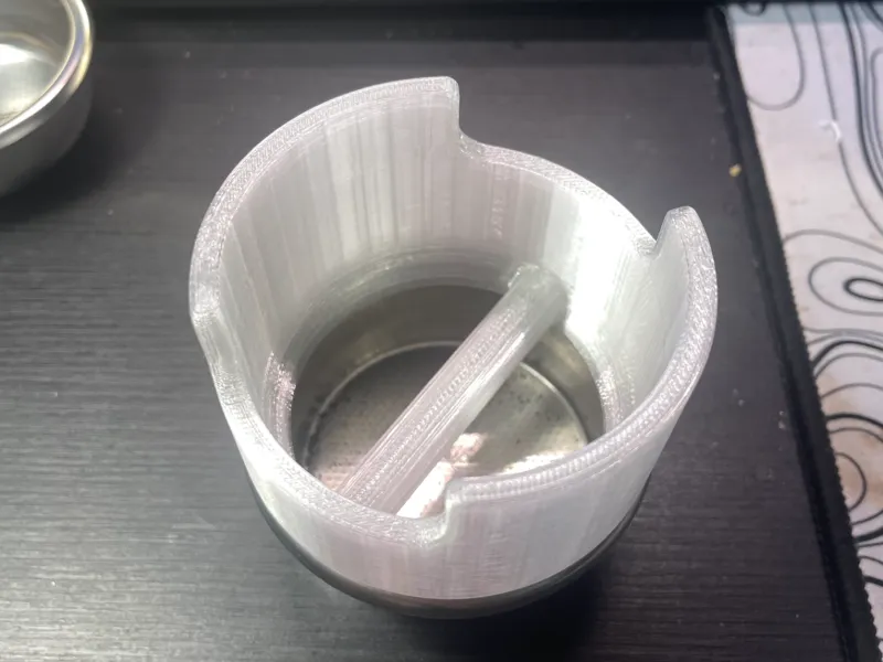 58mm气动咖啡机单独粉碗布粉器