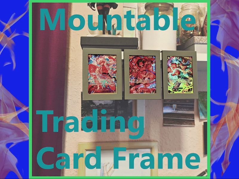 Sammelkarten Rahmen für Regalboden Montierbar TCG
