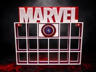 Expositor Marvel para Mini Figuras Coleccionables