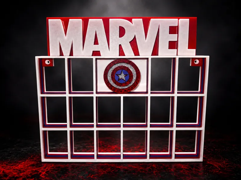 Expositor Marvel para Mini Figuras Coleccionables