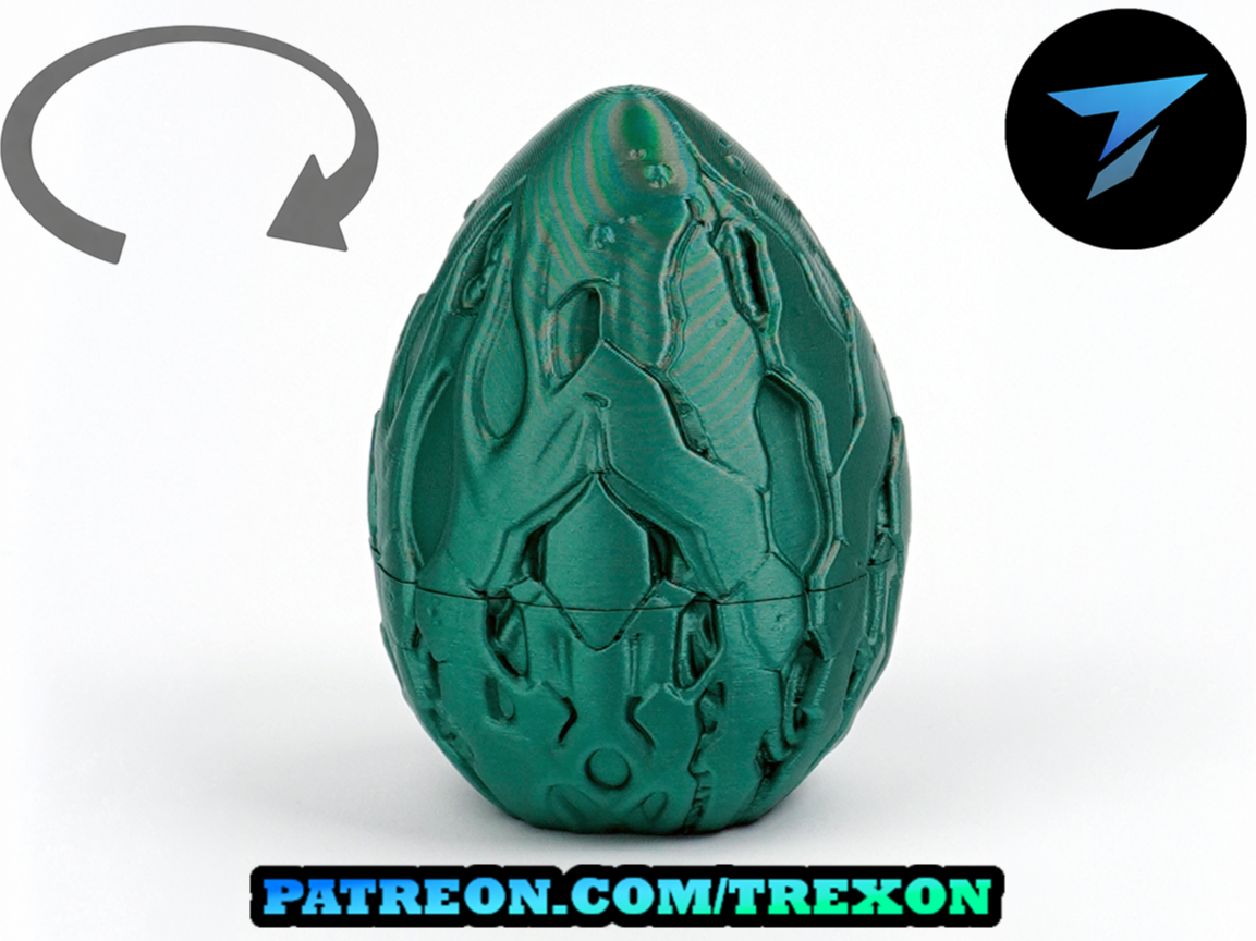 Bio Mechanical Dragon Egg Box