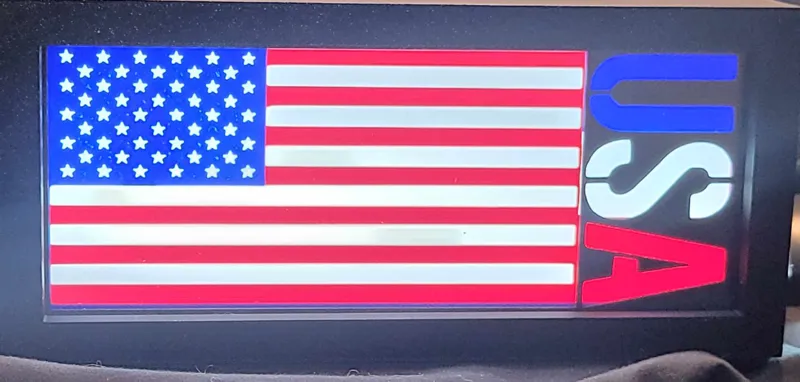US Flag Amity3D-style Lightbox Panels
