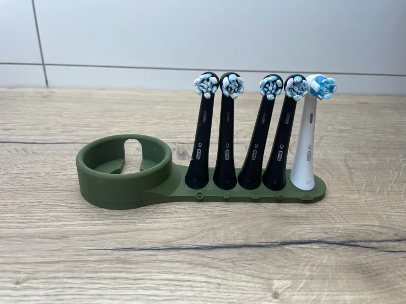 oralb io serie 7-8-9-10 charger + 5 brushes holder
