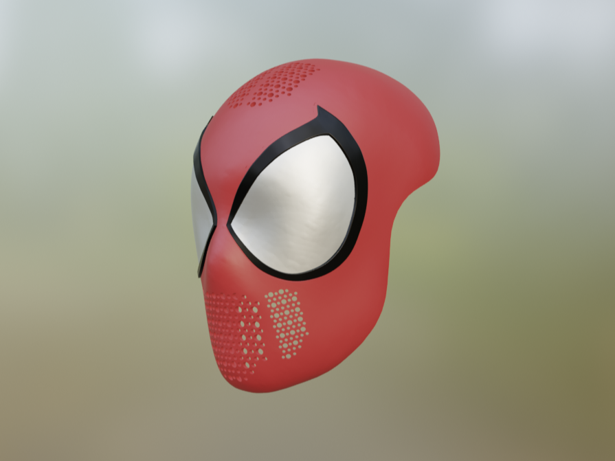Ultimate Spider-Man Wide lens and Faceshell V1