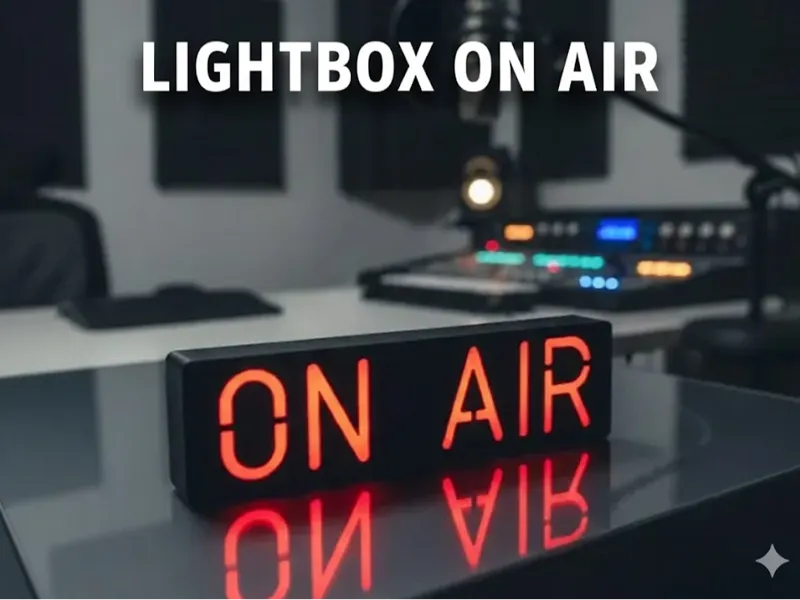 Lightbox usb led lamp ON AIR